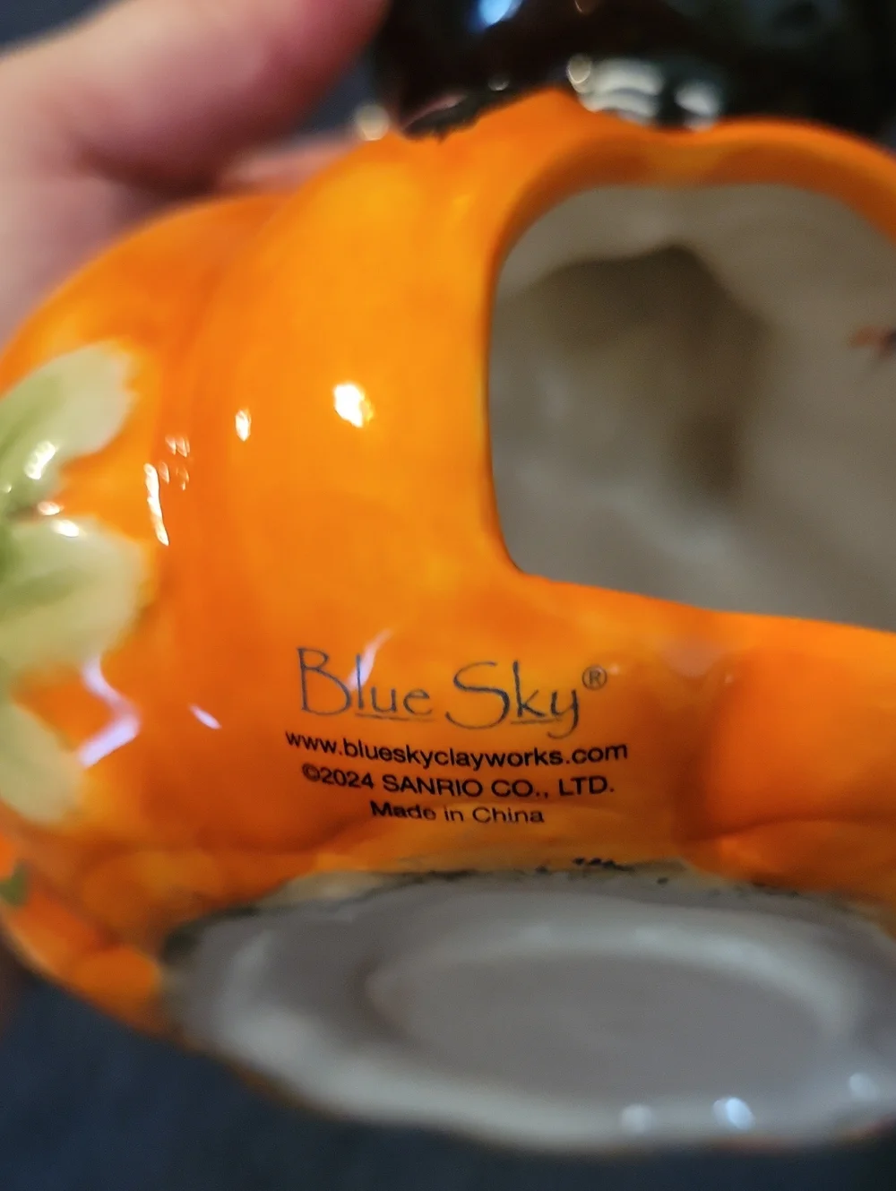 Blue Sky Kuromi Pumpkin Tealight Holder